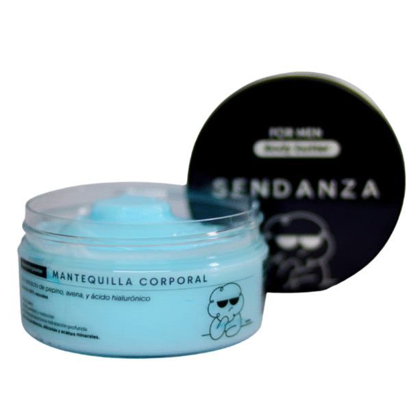 Hombre azul 2 página web Mantequilla Corporal Hombre