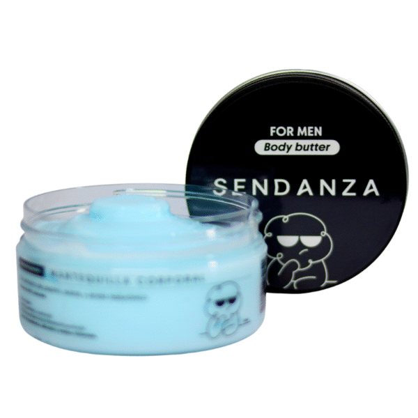 Hombre azul 4 página web Mantequilla Corporal Hombre