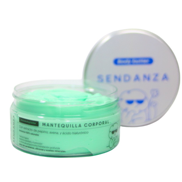 Mujer sin brillo verde azul 4 página web Mantequilla Corporal Mujer Sin Brillo